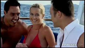 Cindy dollar anal fucked on a boat by two guys who give her a facial Cindy dollar anal fucked on a boat by two guys who give her a facial