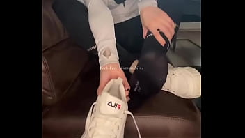 Sweaty black socks and i take them off very slowly ~ more and full video on of #feetfetısh #soles