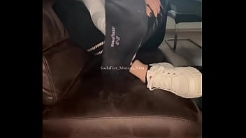 Sweaty black socks and i take them off very slowly ~ more and full video on of #feetfetısh #soles