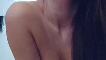 Webcam teen brunette is slap on the ass