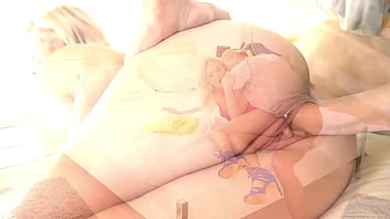 Hot blondie cayla lyons gets her shaved & tasty pussy drilled doggy style gp232