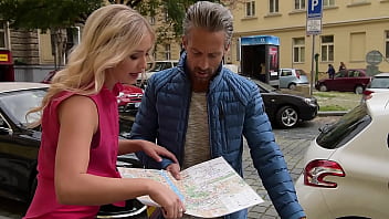 Hot blondie cayla lyons gets her shaved & tasty pussy drilled doggy style gp232