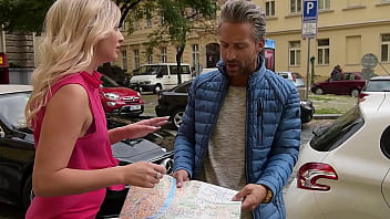 Hot blondie cayla lyons gets her shaved & tasty pussy drilled doggy style gp232