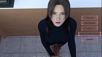 Getting a handjob behind the counter Getting a handjob behind the counter