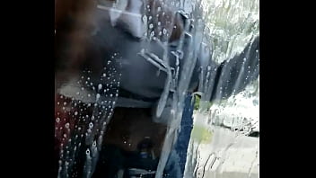 Hot girls washing my car