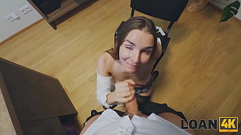 Loan4k arina shy came to get a loan