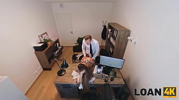 Loan4k arina shy came to get a loan