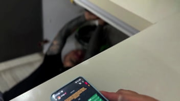 The plumber fucks me hard while my cuckold boyfriend calls me juliana rose