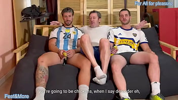 Too late for soccer players coach takes their mind to fuck and finally they ll be 2 mindless objects to give pleasure Too late for soccer players coach takes their mind to fuck and finally they ll be 2 mindless objects to give pleasure