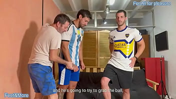 Too late for soccer players coach takes their mind to fuck and finally they ll be 2 mindless objects to give pleasure