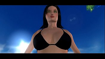 Spanish whore on the beach