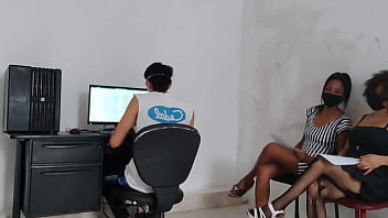 We want to be hired and we seduce the director of human talent in his office