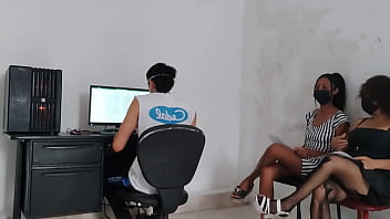 We want to be hired and we seduce the director of human talent in his office