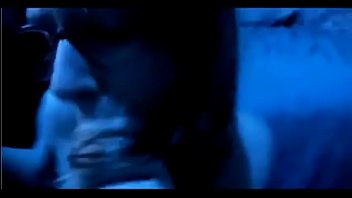 Sexy brunette hairjob hair blowjob and cum in hair