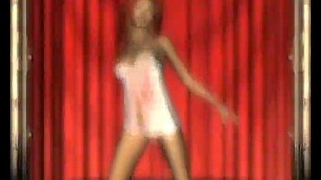 3d virtual french maid teasing in lingerie