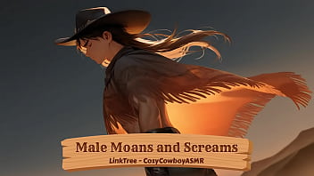 Tender moaning sex with muscular man