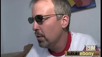 Black hottie gets several white cocks to fuck her 28