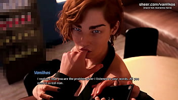 Young student fucks rough his big ass busty teacher milf cheating wife while she's on phone with cuckold husband he creampies her pussy life in santa county lisc 3d animated ntr porn game