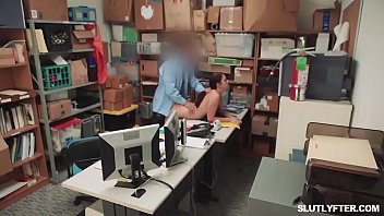 Slutty blond fucks hard