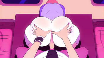 Las nalgas preciosas de gwen le hacen un assjob a ben d art doblada español