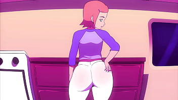 Las nalgas preciosas de gwen le hacen un assjob a ben d art doblada español