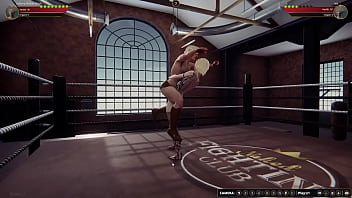 Johnny walker vs iris nf3d mma mixed combat maledom