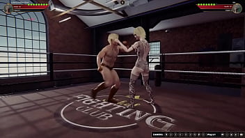 Johnny walker vs iris nf3d mma mixed combat maledom