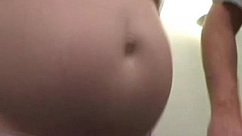 Curvy teen preggo threesome