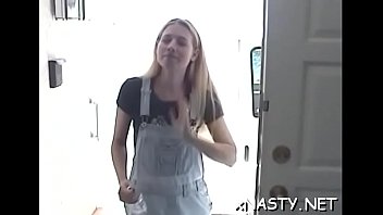 Beautiful blonde girlie camille moans loud