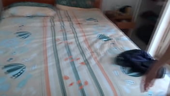 On the beach i receive two big cumshots on my hairy pussy after masturbating