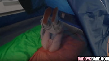 Step dad peeps on step daufghter masturbate then fucks her