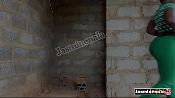 She shows off her mess