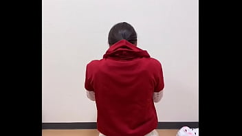 Masturbating with clothes on