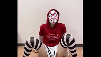 Masturbating with clothes on