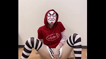 Masturbating with clothes on