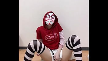 Masturbating with clothes on