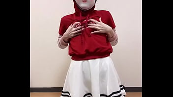 Masturbating with clothes on