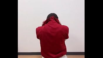 Masturbating with clothes on