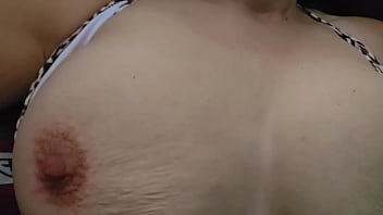 Pov on my boobs and face when she lick my pussy and make me huge orgasm