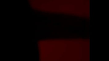 Silhouette jerk tease – watch me stroke for her