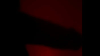 Silhouette jerk tease – watch me stroke for her