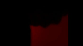 Silhouette jerk tease – watch me stroke for her