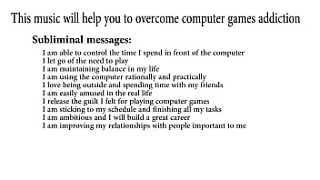 Sound therapy and relaxing music to overcome games addiction 1