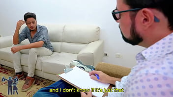 Fucking with two big dicks without a condom taking cum up the ass