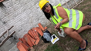 Nicoly gozei pra caralho na obra pra deixar os peões loucos