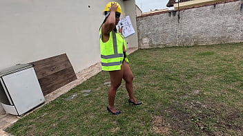 Nicoly gozei pra caralho na obra pra deixar os peões loucos