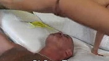 Amateur blonde spreading legs