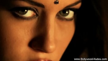 Beautiful babe stares us down