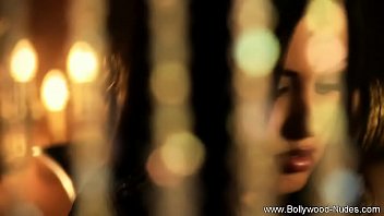 Beautiful babe stares us down