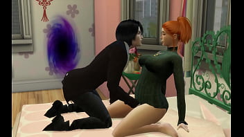 Chubby girl loses virginity to vampire